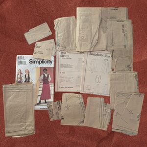 Vintage Pattern Misses Dress  Tunic Alternate Sleeves Sz P12-16 Simplicity 8552